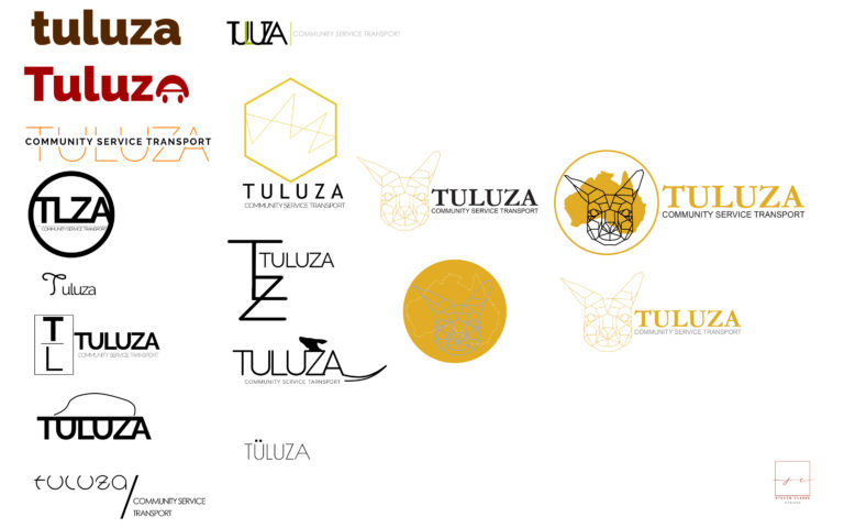 tuluza brand concepts for community transport in Australia.